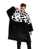 LEOPARD SHERPA HOODIE BLANKET PULLOVER FOR WINTER_CWAHA6520