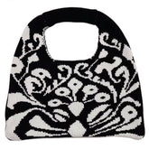 Women Fashion Pattern Knitted Design Tote Bag_Cwab0861