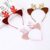 CHRISTMAS DEER ANTLER HEADBAND CAT EARS HEADBAND_CWAHA3426