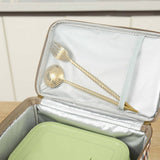 CHECKERED BENTO BAG LARGE CAPACITY CARRYING BAG_CWAB1728