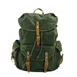 Vintage Waxed Canvas Travel Backpack For Men_Cwab5548