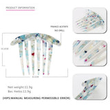 ACETATE PLATE COMB HAIRPIN HAIR ACCESSORIES COMB_CWAHA4202