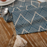 TASSEL DETAILED PATTERN TABLE RUNNER_CWMM0035