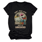 STYLISH WOMENS TEE DONT MESS WITH PRINT_CWTTS1524