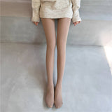 NEW WINTER GLOSSY NUDE LEGGINGS BARE LEG EFFECT_CWMM8973