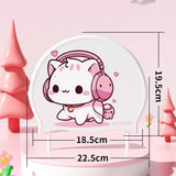 GIRLS SILICONE SWIM CAP WATERPROOF CARTOON PRINT_CWMM6725