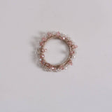 BOHO CRYSTAL HAIR TIE SIMPLE NEW GIRL ELASTIC BAND_CWAHA6766
