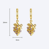 HIGH END FASHION FRUIT SERIES GOLD EARRINGS_CWAJE5051