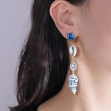 BEACH TRAVEL FASHION DIAMOND NECKLACE JEWELRY SET_CWAJE2914