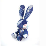 HANDMADE INDIGO DYE PATCHWORK FABRIC ANIMAL DOLL_CWMM6038