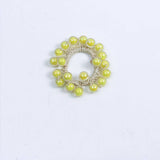 CUTE JELLY BEAD HAIR TIE BOHO SIMPLE HIGH ELASTIC_CWAHA6784