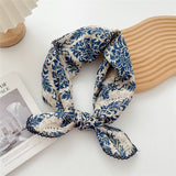 COTTON LINEN SQUARE SCARF FOR WOMEN S NECK WRAP_CWMS0672