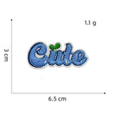 PERSONALIZED BLUE SERIES CARTOON GRAFFITI STICKERS_CWMM4017