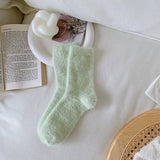 NEW AUTUMN AND WINTER CANDY COLOR THICK SOCKS_CWMS0869