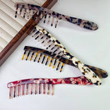 Vintage Wide Tooth Acetate Comb For Curly Hair_Cwmm6444