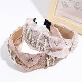 HIGH HEAD PRESSURE MESH KNOTTED HEADBAND_CWAHA2313