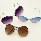 FASHIONABLE AND HIGH END RIMLESS SUNGLASSES_CWASG0383