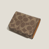 New Vintage Geometric Letter Mini 3-Fold Wallet_Cwab06269