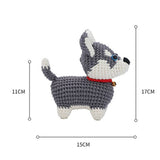 HANDMADE HUSKY CROCHET DOLL MATERIAL KIT_CWMM0814