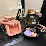 NEW SMALL TRANSPARENT COMMUTER COSMETIC BAG_CWAB4429