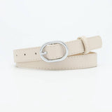 Womens Belt With Simple Silver Buckle Decoration_Cwmm0766