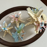 Shell Starfish Grabber Beach Hair Accessory