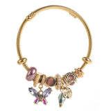 LUXURY BUTTERFLY CHARM BEADED BRACELET_CWMM8487