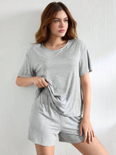 Womens Simple Solid Color Lounge Set