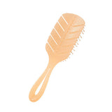 LEAF JELLY COLOR HOLLOW QUICK DRY HAIR COMB_CWAHA1881