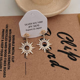 2024 PERSONALIZED ZIRCON SUN RING STUD EARRINGS_CWAJE1332