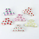 FRUIT PVC HAIR CLAW FALL WINTER HOT SELLING CLIP_CWAHA1274