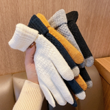 SELF HEATING KNIT GLOVES CUTE WARM DESIGN_CWAG0198