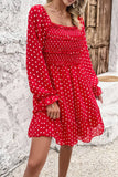 Temperament Casual Polka Dot Dress_Cwdsd2818