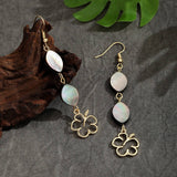 FASHIONABLE COLORFUL NATURAL ABALONE EARRINGS_CWMM4351