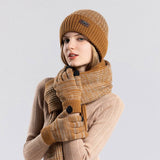 OUTDOOR WARM GLOVES AND SCARF THREE PIECE SET_CWASC1138