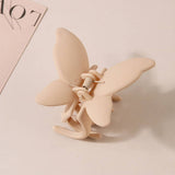 MATTE BUTTERFLY HAIR CLAW CLIP STRONG STYLISH_CWAHA0087