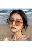 HALF FRAME SQUARE FASHION SUNGLASSES_CWASG0098