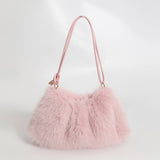 Winter Fashionable All-Match Fur Plush Bag_Cwab3918