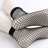 SEXY HOLLOW MESH SOCKS FISHING NET SOCKS_CWMS0452