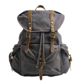 Vintage Canvas Large Capacity Backpack_Cwab5528