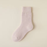 Women'S Winter Fleece Thickened Mid-Tube Socks_Cwms1355