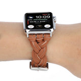 APPLE WATCH HAND WOVEN LEATHER STRAP_CWWW0043