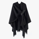 NEW STYLE DIAMOND SHAWL DESIGN SOLID COLOR SHAWL_CWMS1156