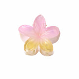 CANDY COLOR PLUMERIA HAIR CLAW SWEET FLORAL CLIP_CWMM4985