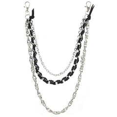 CREATIVE WOVEN THREE LAYER TRENDY JEANS CHAIN_CWMM4829