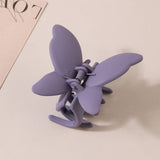MATTE BUTTERFLY HAIR CLAW CLIP STRONG STYLISH_CWAHA0087