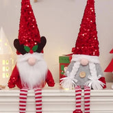 SEQUIN CUTE FACELESS REINDEER RUDOLF PLUSH TOY_CWAJE05384