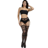 THIGH HIGH STOCKINGS FISHNET SUSPENDER TIGHTS_CWMS0222