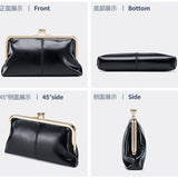 LARGE CAPACITY SIMPLE RETRO CLIP BAG LONG WALLET_CWAB3740