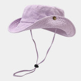 FOLDABLE WASHED COTTON FISHERMAN HAT FOR OUTDOOR_CWAH3791